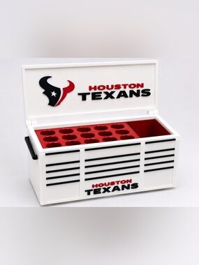 Houston Texans Mini Toolbox Pen And Trinket Holder Desk Top Organizer